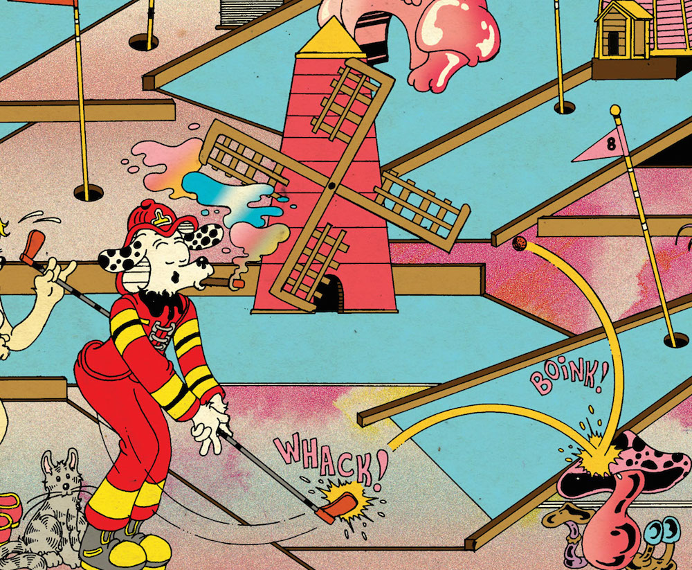 Putt, Puff, Cat: Frisbee F.D. Engages in Some High-Stakes Ganja Golf in This Week’s Comic