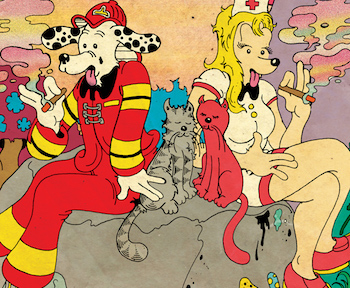 It’s an Old-Fashioned Cat Competition in the New “Frisbee F.D.”