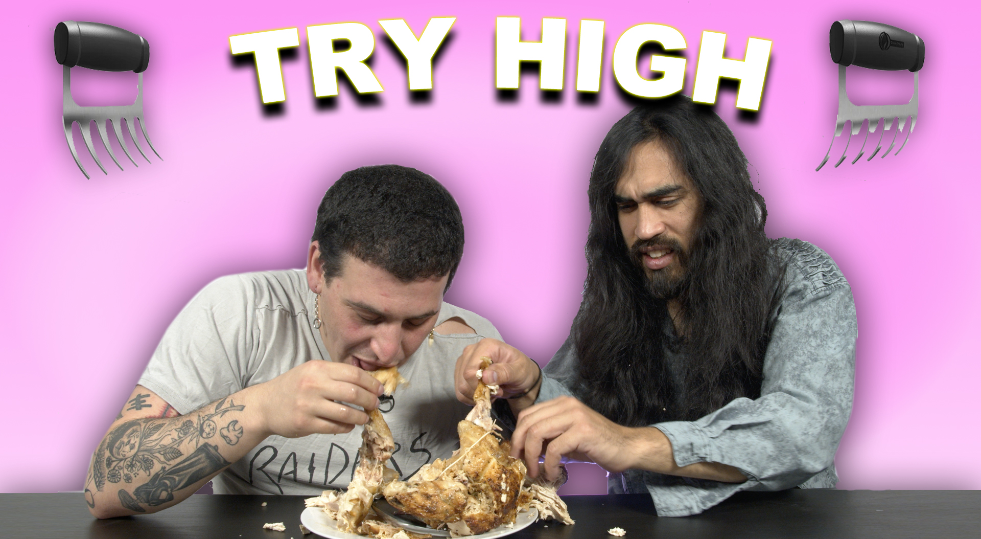 Dalton & Makal Tear Into a Rotisserie Chicken Like Lit Bears | TRY HIGH